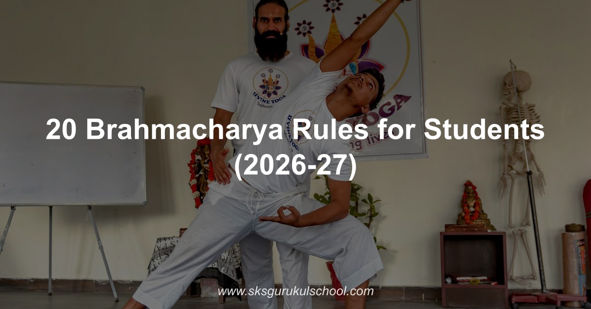 20 Brahmacharya Rules for Students 2026-27